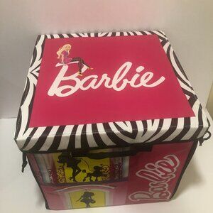 Barbie Doll cloths Case Pink Multicolor